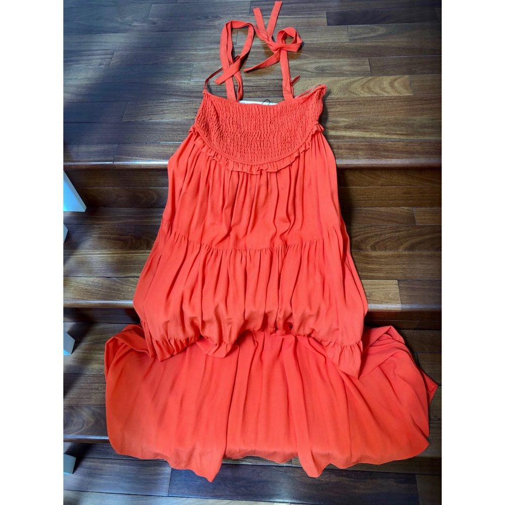 Strappy Ruffled Dress